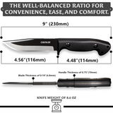 OERLA OLK-033RD Tactical Knife Full Tang Fixed Blade Outdoor Camping Knife