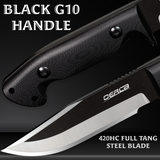OERLA OLK-033RD Tactical Knife Full Tang Fixed Blade Outdoor Camping Knife