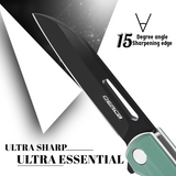 OERLA OLHG-D52 Medium Size Pocket  Folding Knife D2 High Carbon Steel and G10 Handle