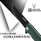 OERLA OLHG-D51 D2 High Carbon Steel Pocket Folding Knife