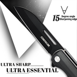 OERLA OLHB-D52 Medium Size Pocket  Folding Knife D2 High Carbon Steel and G10 Handle