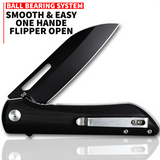 OERLA OLHB-D52 Medium Size Pocket  Folding Knife D2 High Carbon Steel and G10 Handle