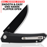 OERLA OLHB-D51 Medium Size D2 High Carbon Steel Pocket Folding Knife