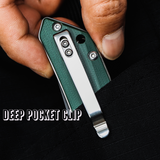 OERLA OLHG-D51 D2 High Carbon Steel Pocket Folding Knife