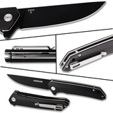 OERLA OLHB-D51 Medium Size D2 High Carbon Steel Pocket Folding Knife