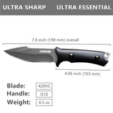 Oerla TAC OLF-1009 Fixed Blade Knife