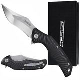 OerLa Large EDC Pocket Folding Knife- Ball Bearing Quickly Open - 3.86” Blade with G10 handle