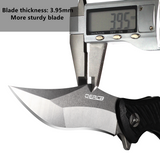 OerLa Large EDC Pocket Folding Knife- Ball Bearing Quickly Open - 3.86” Blade with G10 handle