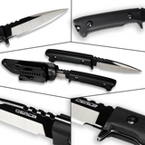 Oerla OLK-035PK Outdoor Fixed Blade Fine Edge with G10 Handle and Kydex Sheath