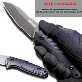 OERLA OLK-039B Outdoor Duty Fixed Blade Knife with G10 Handle and Kydex Sheath