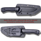 OERLA OLHK-044 9.17" Outdoor Fixed Blade Knife with G10 Handle and Kydex Sheath