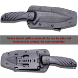 OERLA OLK-043 Outdoor Fixed Blade Knife 8.85" with G10 Handle and Kydex Sheath