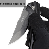 Oerla OLK-029GC EDC Pocket Folding knife 420HC Ball bearing System Flipper knives