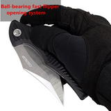 OerLa Large EDC Pocket Folding Knife- Ball Bearing Quickly Open - 3.86” Blade with G10 handle