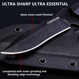Oerla knives OLK-037B 8.86-inch Overall Fixed Blade with 440C Stainless Steel