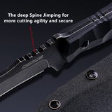 Oerla knives OLK-037B 8.86-inch Overall Fixed Blade with 440C Stainless Steel