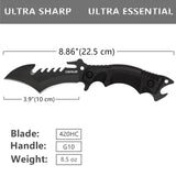 Oerla TAC DB-0016 Fixed Blade Knife