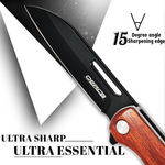 OERLA OLHW-D52 Medium Size Pocket  Folding Knife D2 High Carbon Steel and Rosewood Handle