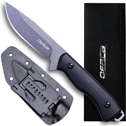 OERLA OLHK-044 9.17" Outdoor Fixed Blade Knife with G10 Handle and Kydex Sheath
