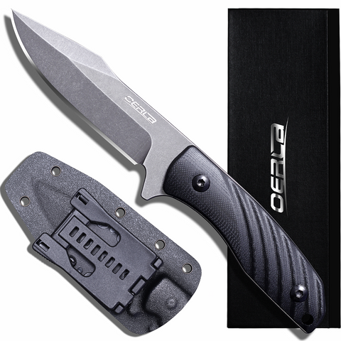 OERLA OLK-043 Outdoor Fixed Blade Knife 8.85" with G10 Handle and Kydex Sheath