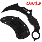 Oerla TAC OL-0019BE Fixed Blade Double Edged Knife