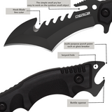 Oerla TAC DB-0016 Fixed Blade Knife